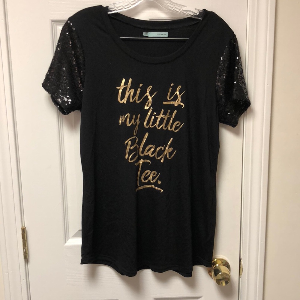 “This is my little black tee” T-shirt
